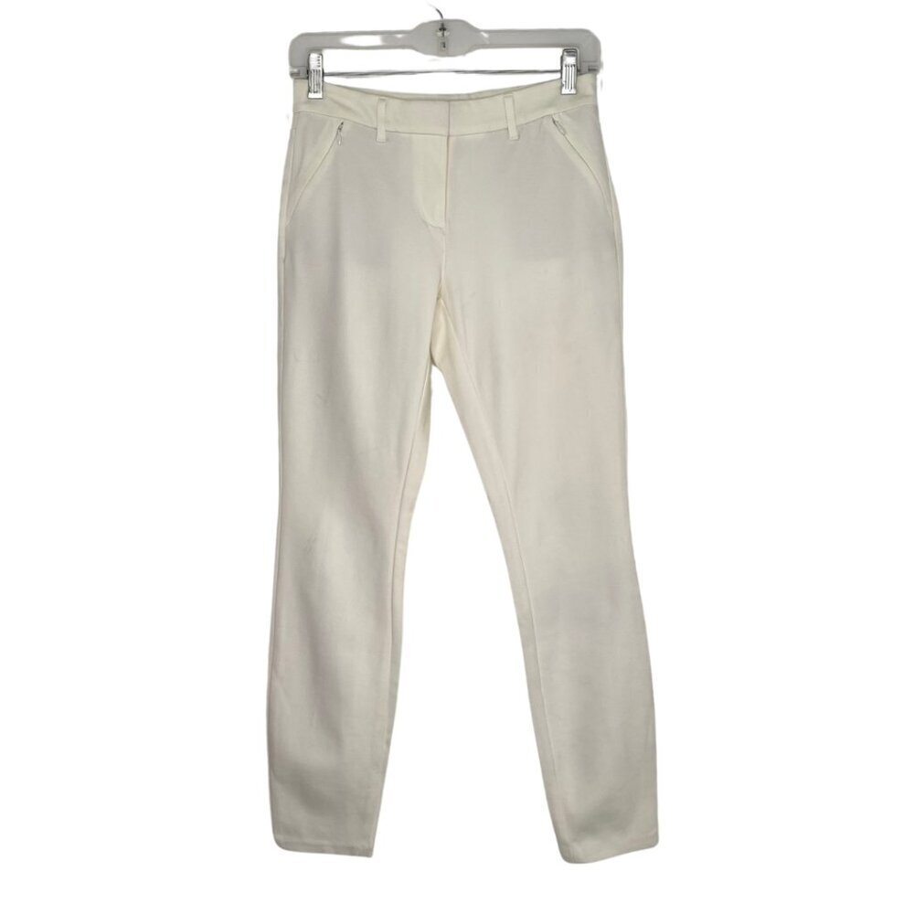 White House Black Market White Skinny Leg Stretch Pants, Size OR/XS #272 - Picture 2 of 12